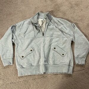 Aerie Lightweight Zip Up 1/4 Zip Pullover